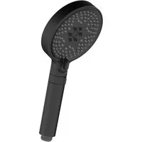 CHRIS BERGEN Handbrause Wassersparender Duschkopf Regenbrause wassersparend, Schwarz matt