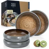 Moritz & Moritz Suppenteller Moritz & Moritz SOLID 4x Suppenteller Beige