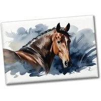 speecheese Magnet Pferdekopf Aquarell Souvenir Magnet für Pferdefans