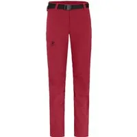 Bergson Outdoorhose HYDRYS Damen Wanderhose, vielseitig, pflegeleicht, Kurzgrößen, dunkelrot