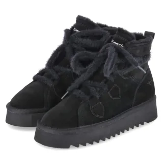 Tamaris Winterboots - Gr. 36 - Schwarz - Rauleder