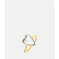Liebeskind Berlin Fingerring Schmuck Geschenk Glass Heart Ring, mit Glasstein