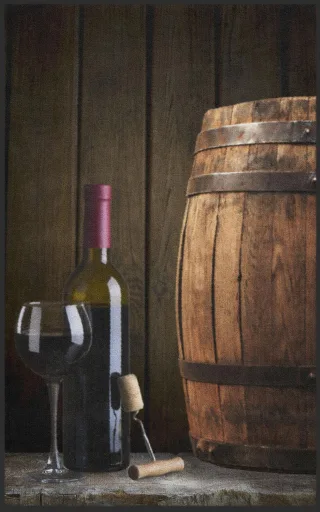 Fussmatte Wein 7237 | Größe: 60 cm x 90 cm