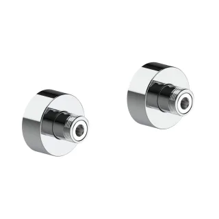 Keuco S-Anschluss Set 59926, Durchmesser 60 mm, verchromt, 59926010001 59926010001