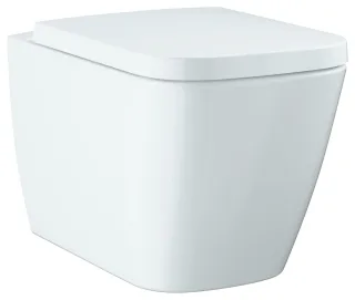 GROHE Wand-Tiefpsül-WC Set BauEdge Keramik 106740 Abgang waagerecht alpinweiß, 106740SH00 106740SH00