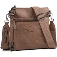 TANTOMI Umhängetasche Damen Schultertasche Mittelgroß, Crossbody Bag mit RFID-Kartenfächern, Damen Handtasche Henkeltasche Schultertasche Crossbody Bag