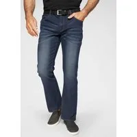 Arizona Bootcut-Jeans Mike ausgestelltes Bein, niedrige Leibhöhe, Stretch-Qualität