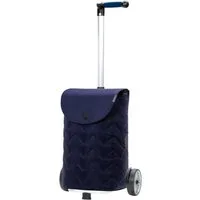 Andersen Einkaufstrolley Unus Shopper Hilma blau, klappbar, höhenverstellbar, belastbar bis 40kg, wasserabweisend