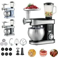 KB Elements Küchenmaschine ELK75LP, 2000 W, 6 l Schüssel, GS-zertifizierter Standmixer, 6 x Nudelaufsätzen