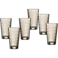 Ritzenhoff & Breker Longdrinkglas Favo, 6-teilig, 6-tlg., Glas, 6er Set, je 350 ml