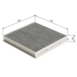 Bosch Aktivkohle-Innenraumfilter Jaguar Xf Xj