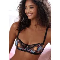 Vivance Bügel-BH in Balconette-Schnittform, aus bunter, floraler Spitze, sexy Dessous