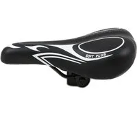 Dunlop Fahrradsattel Fahrradsattel für MTB, City-, Touren- und Rennenräder (Sattel ergonomisch geformt, 1-tlg), Fahrradsattel mit Reflektor