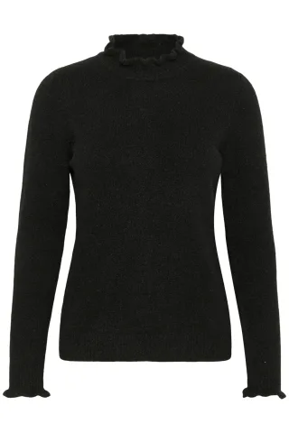 Strickpullover GuniIW Classic fit black