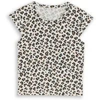 TOM TAILOR T-Shirt T-Shirt Oversize Sweatshirt mit Leo-Print