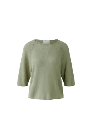Oui - Pullover seagrass - Gr. - 42