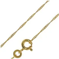 trendor Kette ohne Anhänger Feine Singapur-Kette 333 Gold (8 Karat) 1,0 mm breit