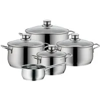 WMF Topf-Set Diadem Plus, Cromargan® Edelstahl Rostfrei 18/10 (Set, 9-tlg), poliert, TransTherm-Allherdboden, für alle Herdarten
