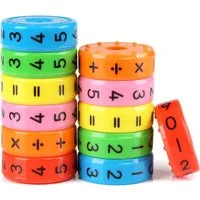 FOUORTUNATE-BEE Lernspielzeug Magnetisches Mathe Lernspiel Zahlen Spielzeug für Kinder Rechnen (2-St), Ideal für Schule Vorschule Zuhause Lernspiel Geschenk für Kinder