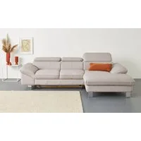 COTTA Ecksofa Driver L-Form, B: 268 cm, Kopfteilverstellung, optional Bettfunktion & Bettkasten