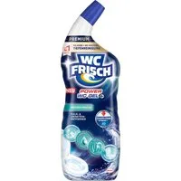 WC Frisch Power Gel Meeresfrische 750 ml WC-Reiniger (1-St. Tiefenreinigung gegen Kalk- & Urinstein)