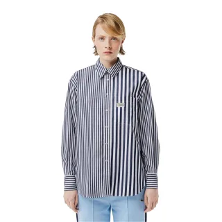 Lacoste - "Bandier" Hemd für Damen, Baumwolle (Marine)