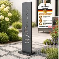 Topanbieter999 Dekoobjekt Gartenschild Haustürdeko