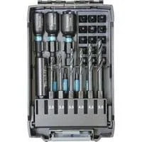 Bohrer- & Bit-Satz Impact Black E-22866, 31-teilig schwarz, 1/4", für Schlagschrauber, in Akku-Box