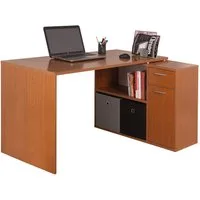 RICOO Eckschreibtisch WM083-ER (1-St), Schreibtisch Bürotisch Ecke für Kinder & Erwachsene klein in L Form