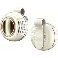 Mrilary Handventilator handfreier Clip- und Taillenventilator,Mini USB-C Wiederaufladbar, 5 Geschwindigkeiten, LED-Digitalanzeige,für Outdoor, Reisen und Büro