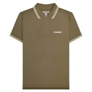 Lambretta - "SS25" Poloshirt für Herren (Khaki-Braun/Haferflocken)