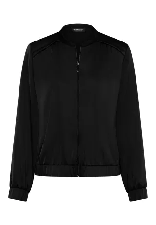 FRANK WALDER - Blousonjacke NOS mit elastischem Saum schwarz - Gr. - 36