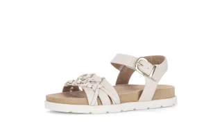 pius gabor - Riemchensandalen Glattleder creme creme - Gr. - 38