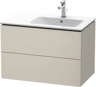 Duravit L-Cube Waschtischunterbau wandhängend Taupe Supermatt 820x481x550 mm - LC629208383 LC629208383