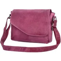 The Skandinavian Brand Umhängetasche The Skandinavian Brand Damen Leder Umhängetasche Purple (1-tlg)