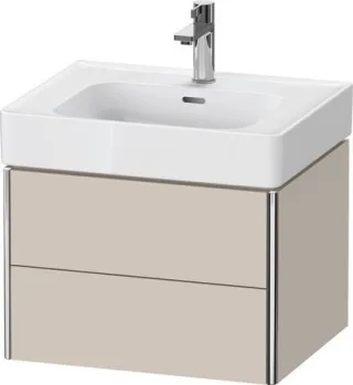 Duravit XSquare Waschtischunterbau wandhängend Taupe Supermatt 584x470x397 mm - XS4378083830000 XS4378083830000
