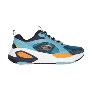 Skechers - Mono Mesh Sneaker für Herren (Blau/Orange)