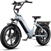 Onesport E-Bike Cityrad herren Elektrofahrrad 20× 4.0 Zoll 18AH 48V 864WH damen E-MBT, 7 Gang Shimano, Kettenschaltung (Shimano 7-Gang), Heckmotor, 864 Wh, Cityrad 7 Gang Shimano, hydraulischen Scheibenbremse, Kettenschaltung