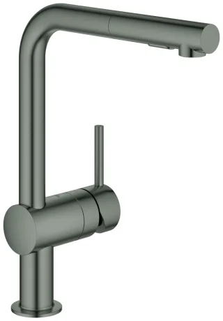 GROHE EH-Spültischbatterie Minta 30274 L-Ausl. azb. Spülbr. hard graphite geb., 30274AL0 30274AL0