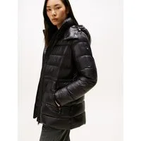 Tommy Hilfiger Steppmantel GLOSS HW DOWN WAIST REG COAT in leicht glänzender Optik