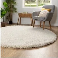 Steffensmeier Hochflor-Teppich Twilight - Rund, rund, Original Ragolle Hochflorteppich Shaggy