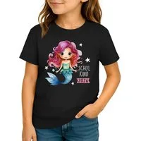 SpecialMe Print-Shirt Mädchen Einschulung T-Shirt 2026 Meerjungfrau – Schulkind 2026 Shirt