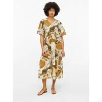 s.Oliver Midikleid Kleid Midikleid aus Baumwolle mit Eingrifftaschen