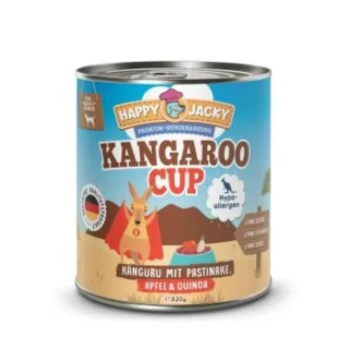 HAPPY JACKY Nassfutter Hypoallergen Känguru 6x820 g