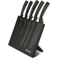 Edenberg Messer-Set Wunderschönes klassisches Messerset, Magnetblock (6-tlg., Eine ideale Geschenkidee)