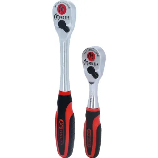 KS Tools Monster Umschaltknarren-Satz, 2-tlg 1/4 Zoll+1/2 Zoll - 935.0002