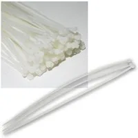 ChiliTec Kabelbinder 100er Pack Kabelbinder, 300mm x 3,6mm, transparent