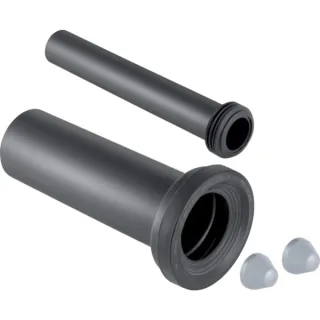 Geberit PE Anschlussgarnitur für Wand-WC, Durchmesser: 9 cm, Länge: 30 cm