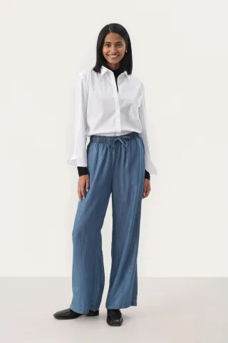 Casual Hose Relaxed fit Medium Blue denim