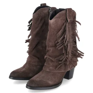 LAZAMANI Westernstiefel EMI - Gr. 37 - Braun - Rauleder